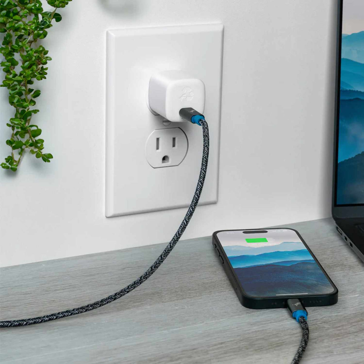 Nimble Wally SubNano — Chargeur mural 20W PD/PPS/GAN USB-C — blanc