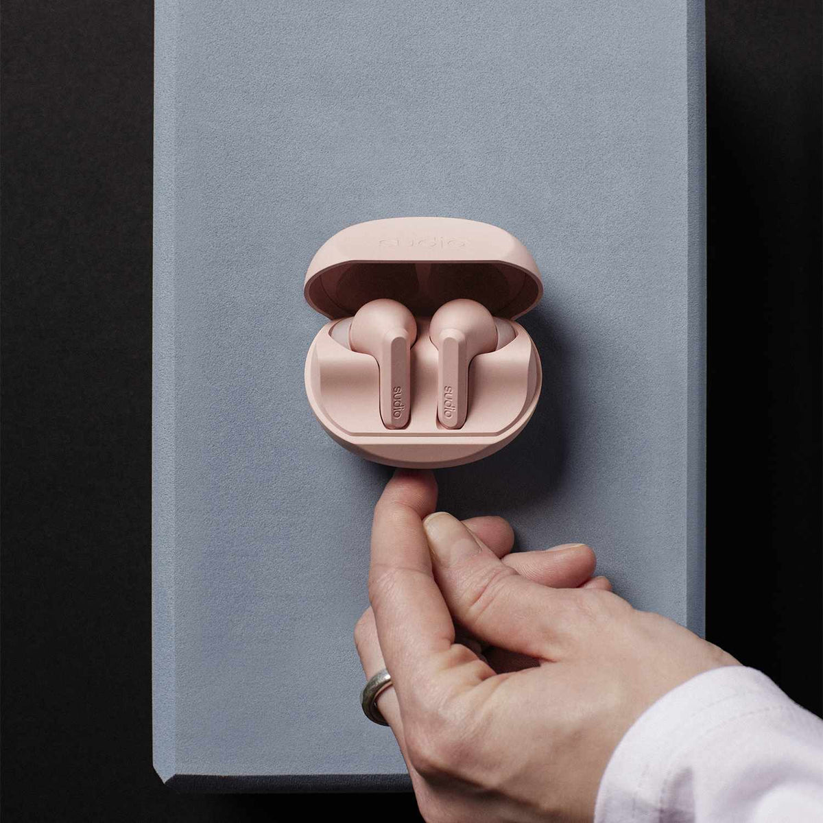 Sudio A3 Pro ANC Wireless Earbuds Pink