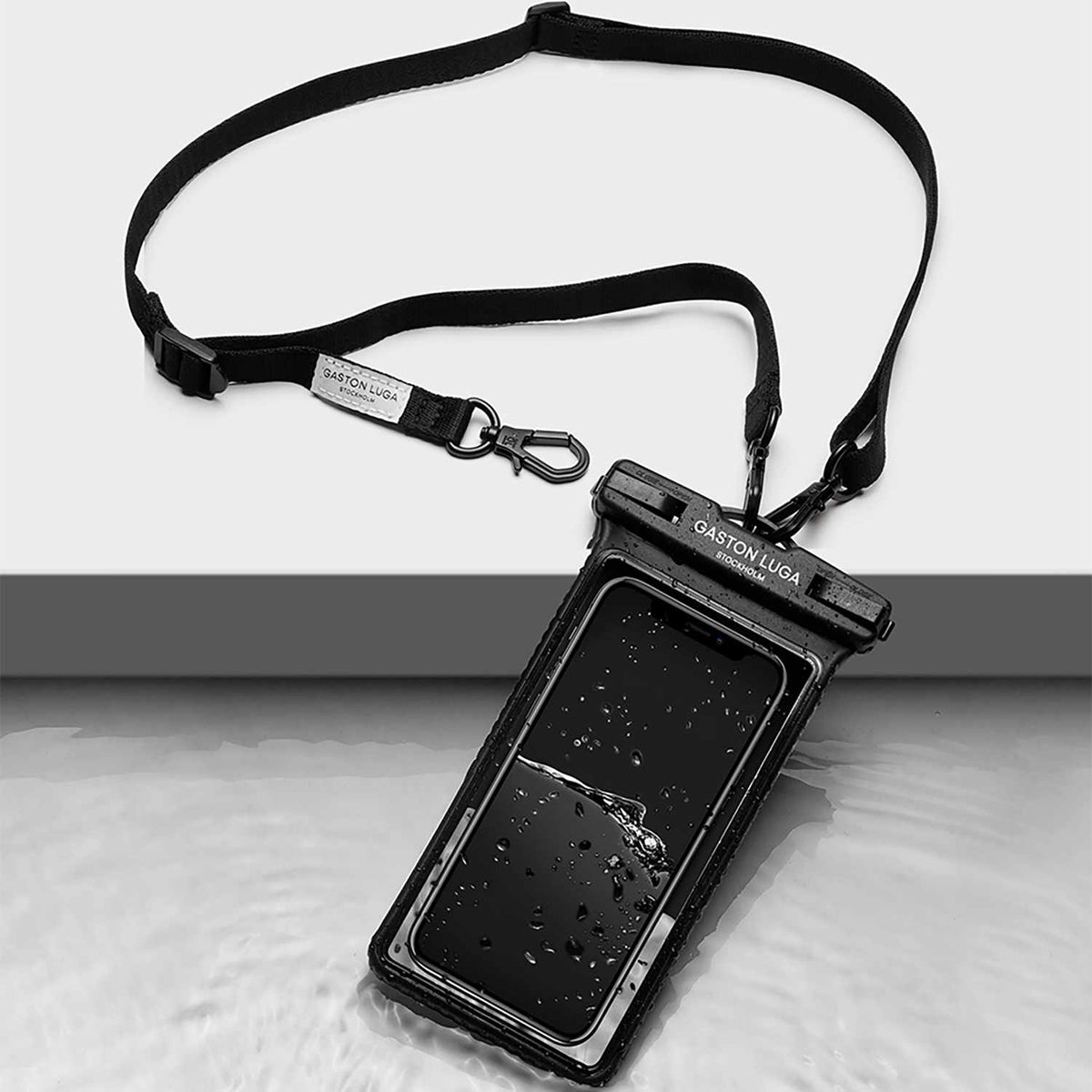 Gaston Luga Dash étanche téléphone — Étui — noir