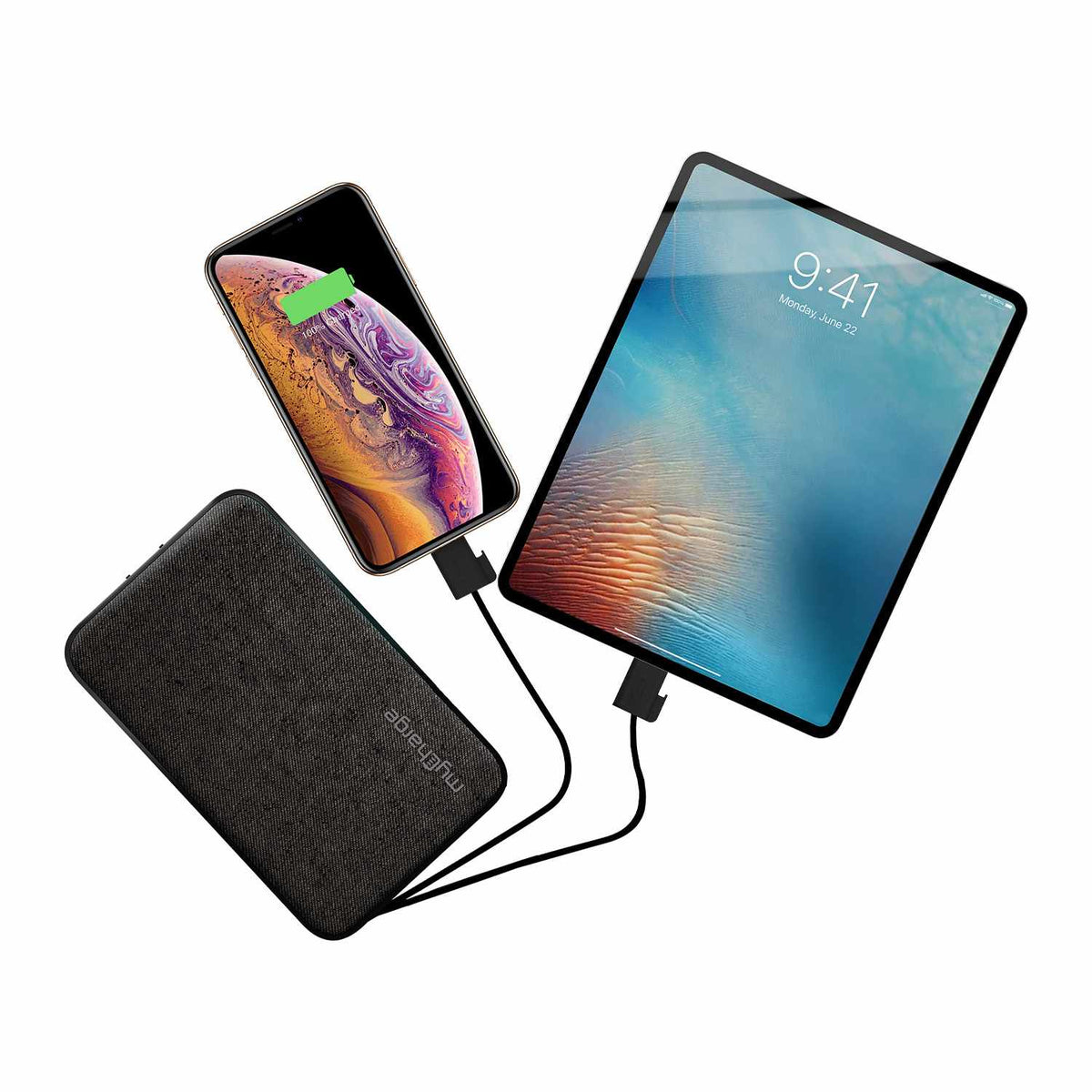 myCharge PowerHub Ultra 10,000 mAh Black