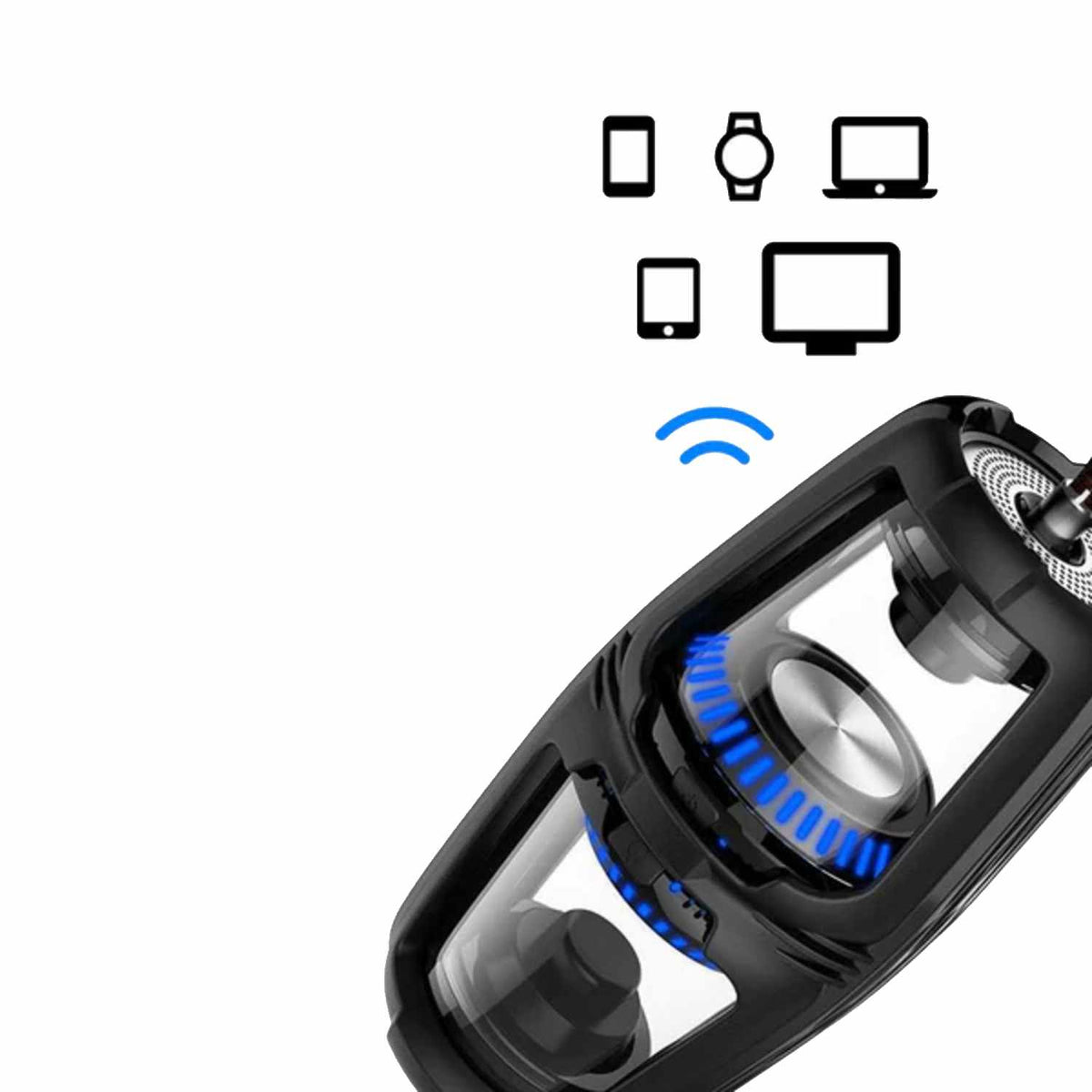 ZIZO Thunder Duo TWS — Haut-parleur sans fil Bluetooth — noir