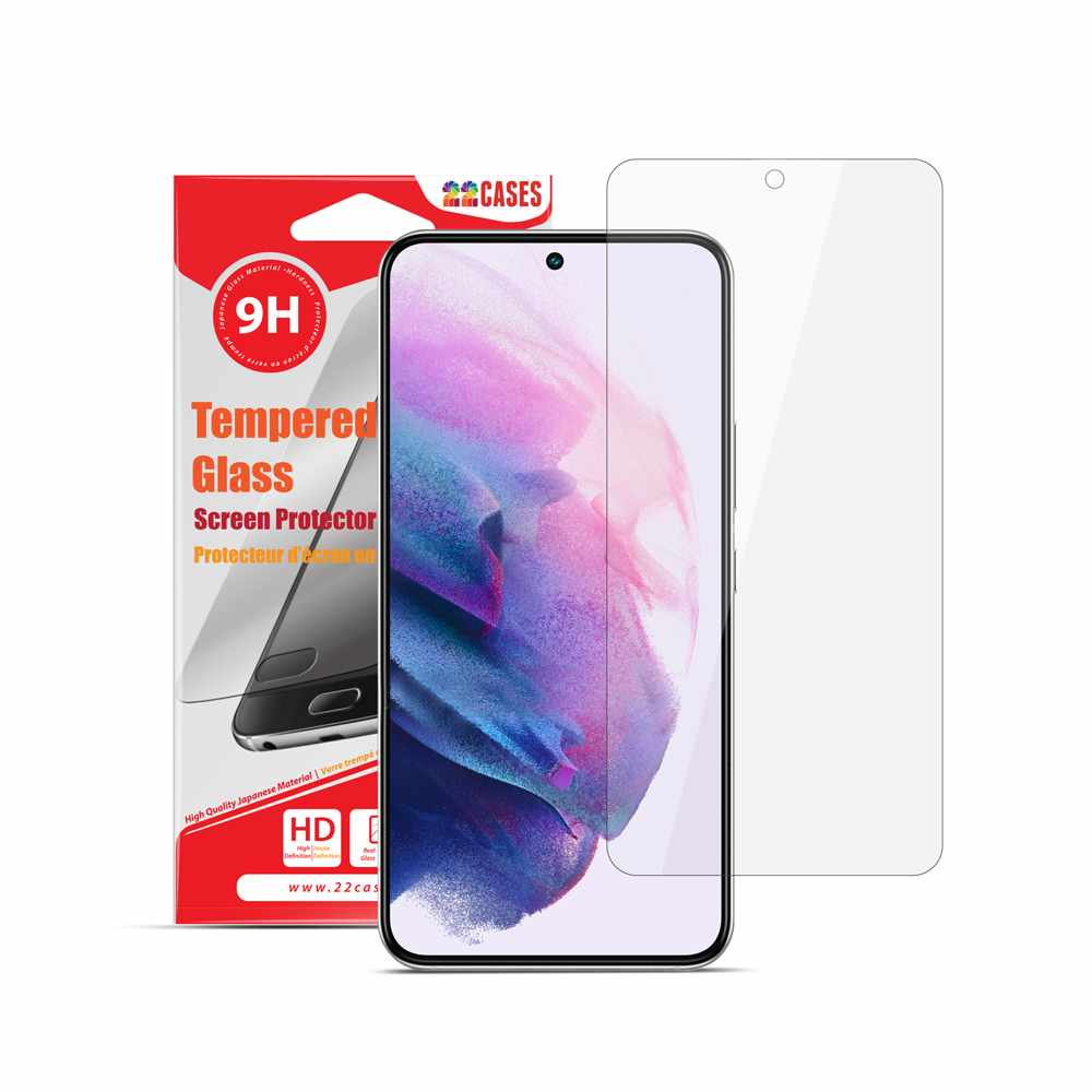 22 Cases Tempered Glass Screen Protector for Samsung Galaxy S23/Galaxy S22