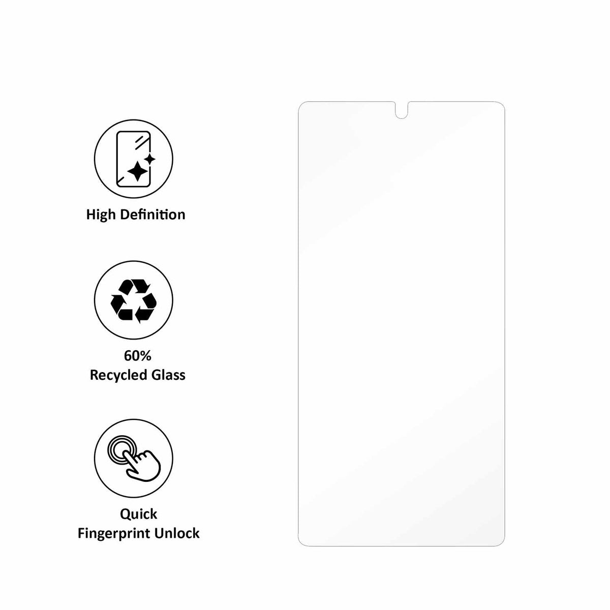 Blu Element GreenGlass — Protecteur d’écran pour Samsung Galaxy S25 Ultra