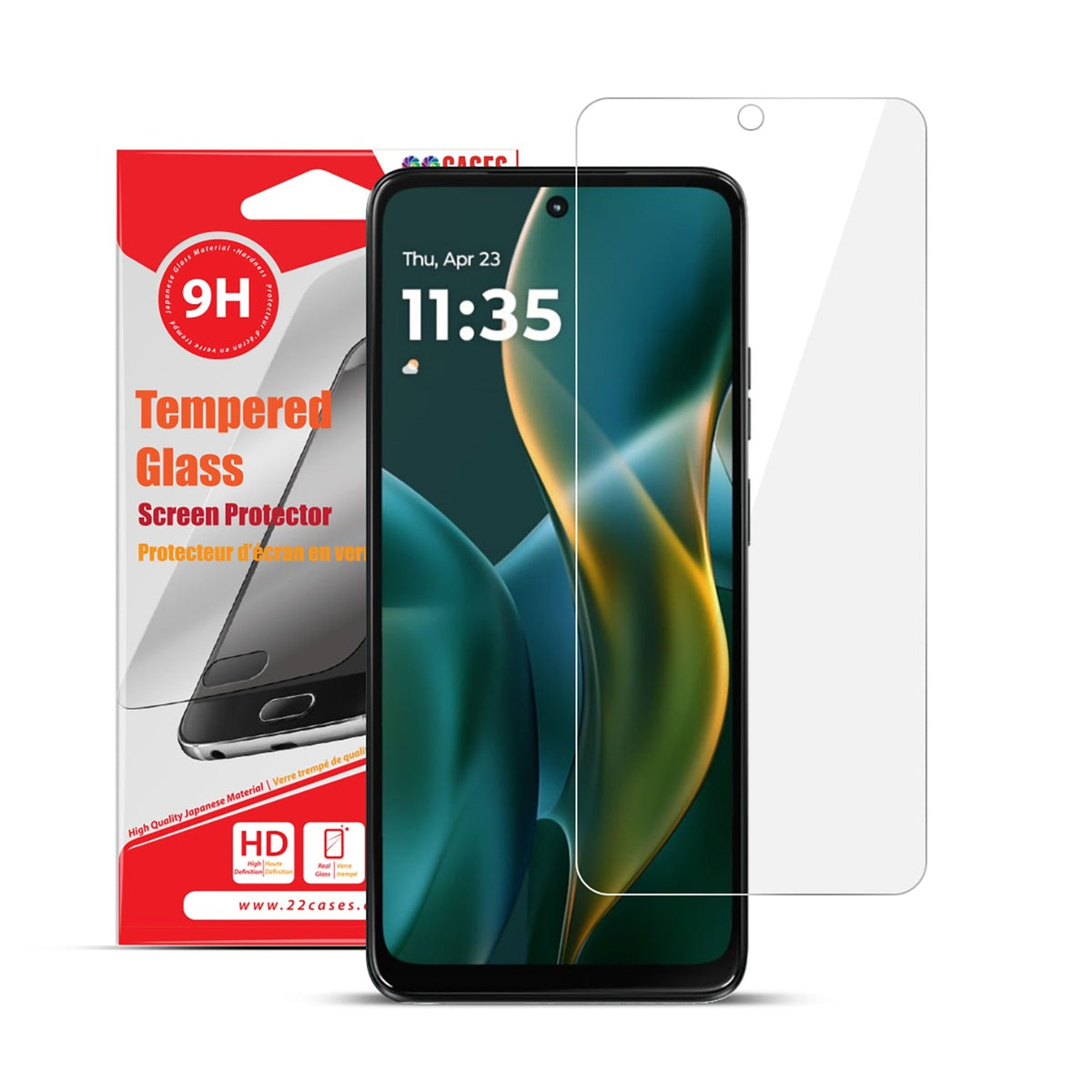 22 Cases Tempered Glass Screen Protector for Moto G 2026/Moto G 5G 2025