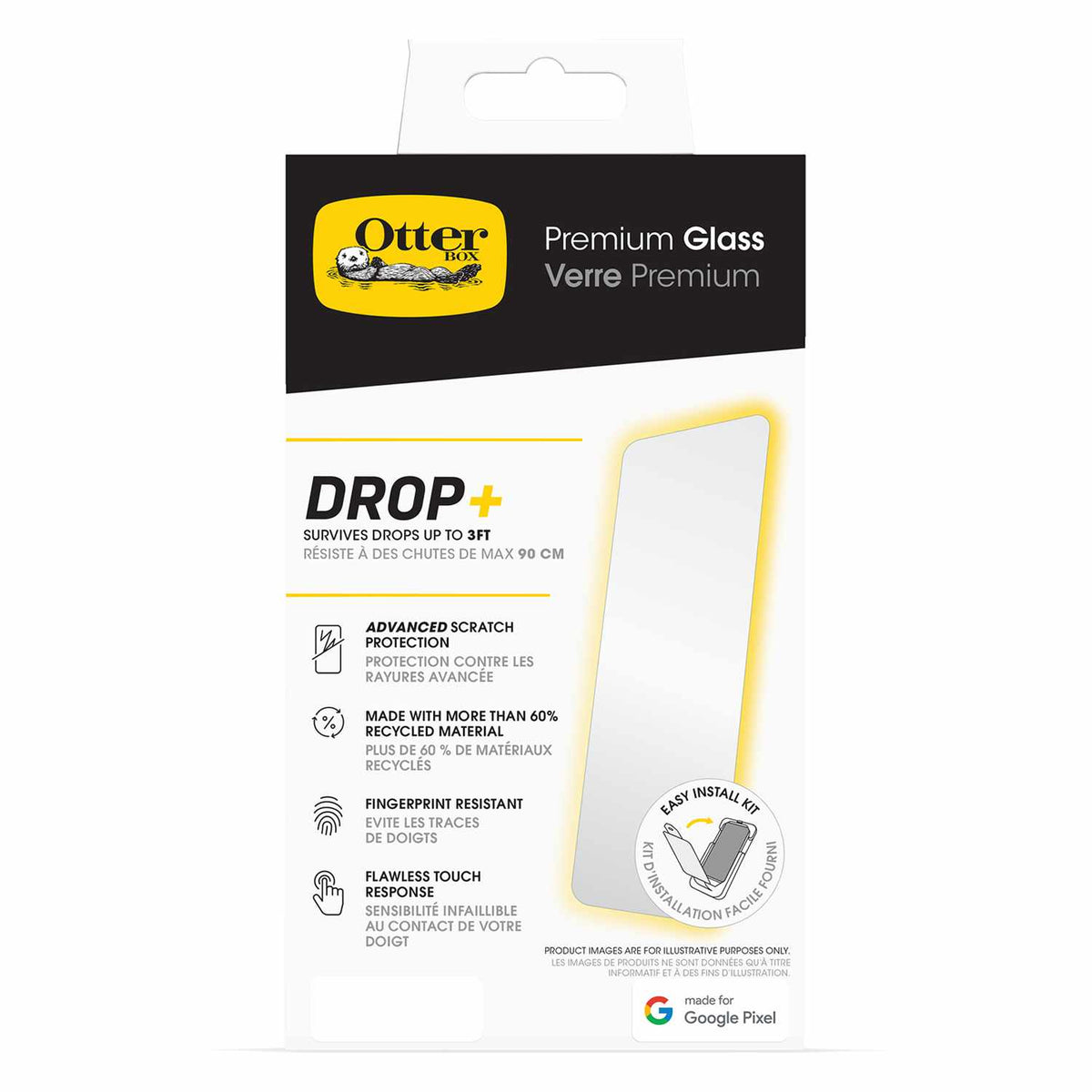 OtterBox Premium Glass Screen Protector for Google Pixel 10/10 Pro
