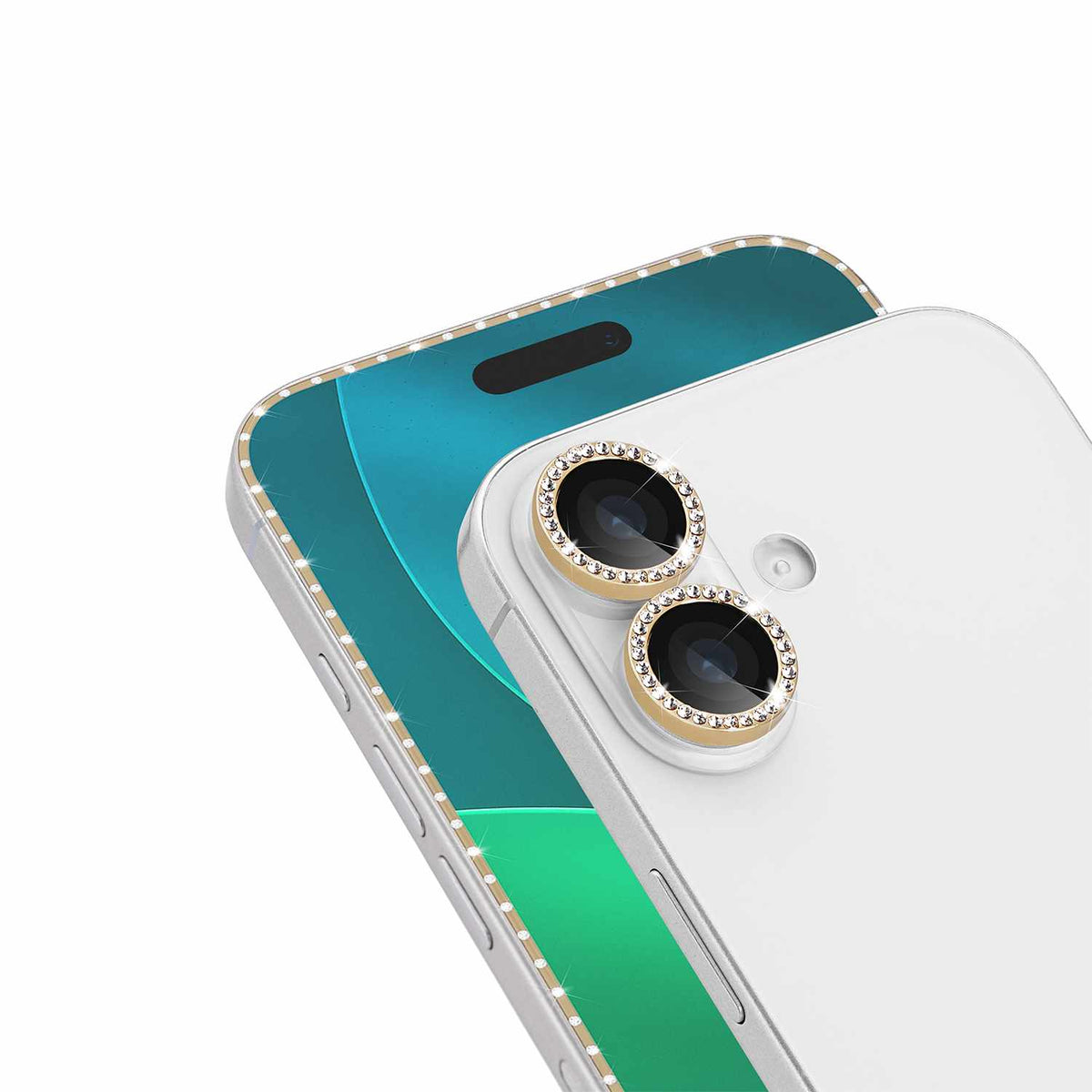 Kate Spade Screen/Lens Protector Style Kit Set in Stone Gold for iPhone 17