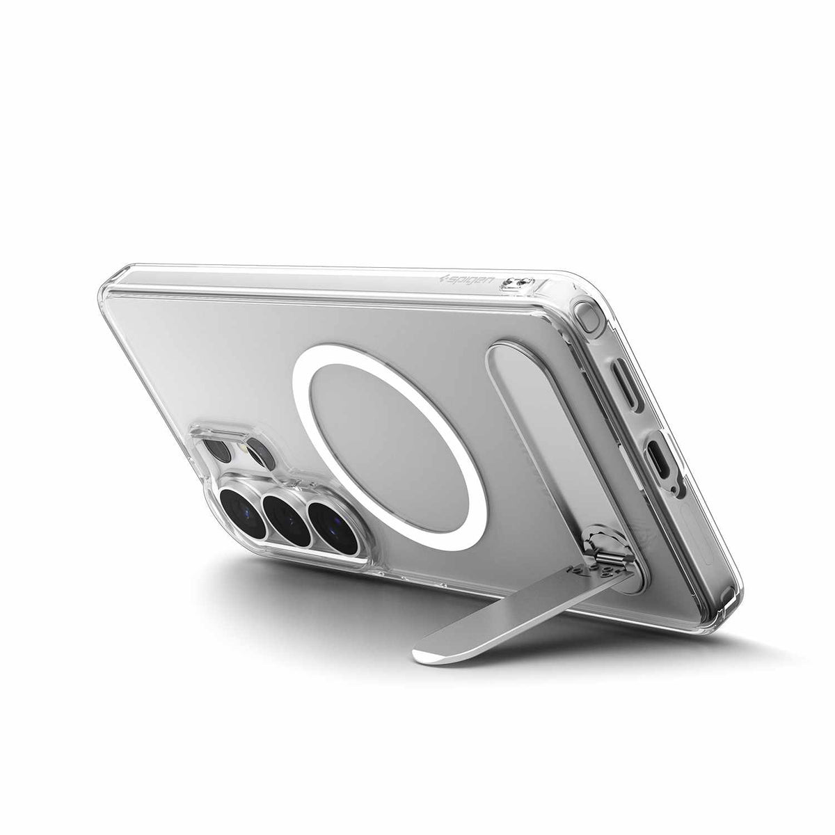 Spigen Slim Armor Essential S Case w/Magnets Clear White for Samsung Galaxy S26 Ultra