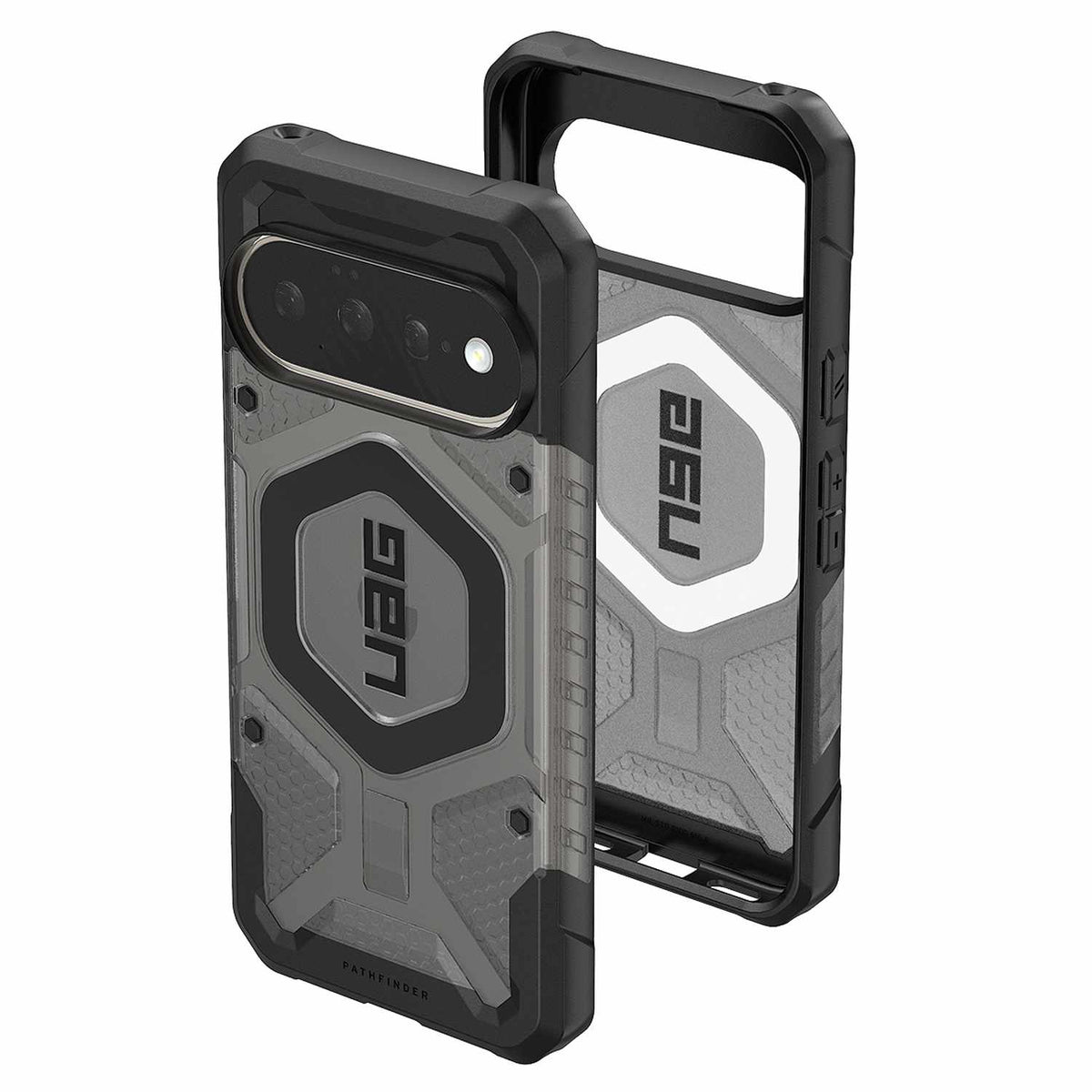 UAG Pathfinder Rugged Clear Case w/Magnet Ash/Black for Google Pixel 11/Pixel 11 Pro