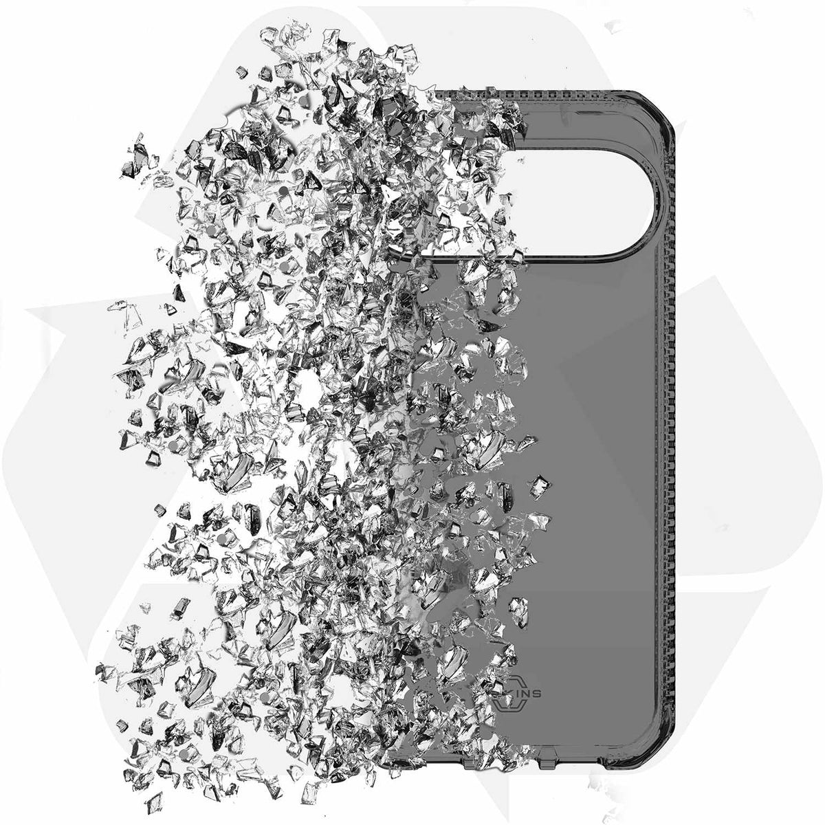 ITSKINS Spectrum_R — Étui transparent pour Google Pixel 11/11 Pro/10/10 Pro — Smoke