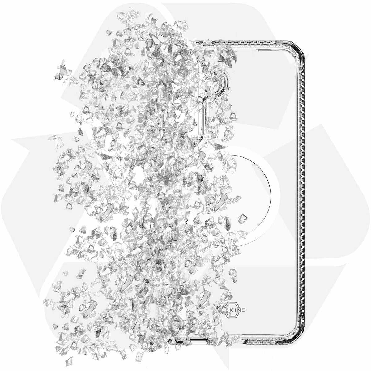 ITSKINS Hybrid_R Clear Case w/Magnets for Samsung Galaxy S26 FE/Galaxy S25 FE