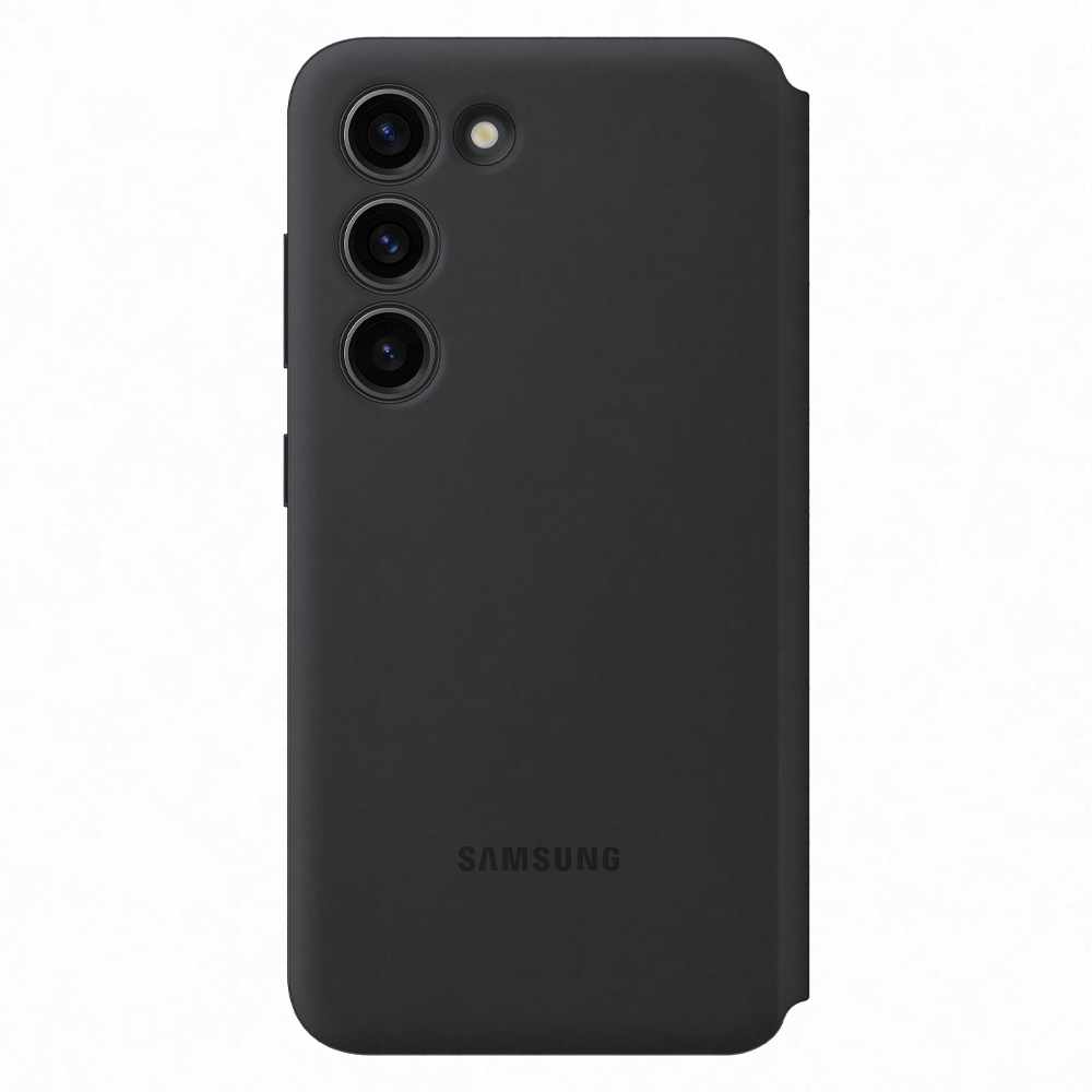 EFZS911CBEGCA Smart transparent View Portefeuille — Étui pour Galaxy S23 — noir