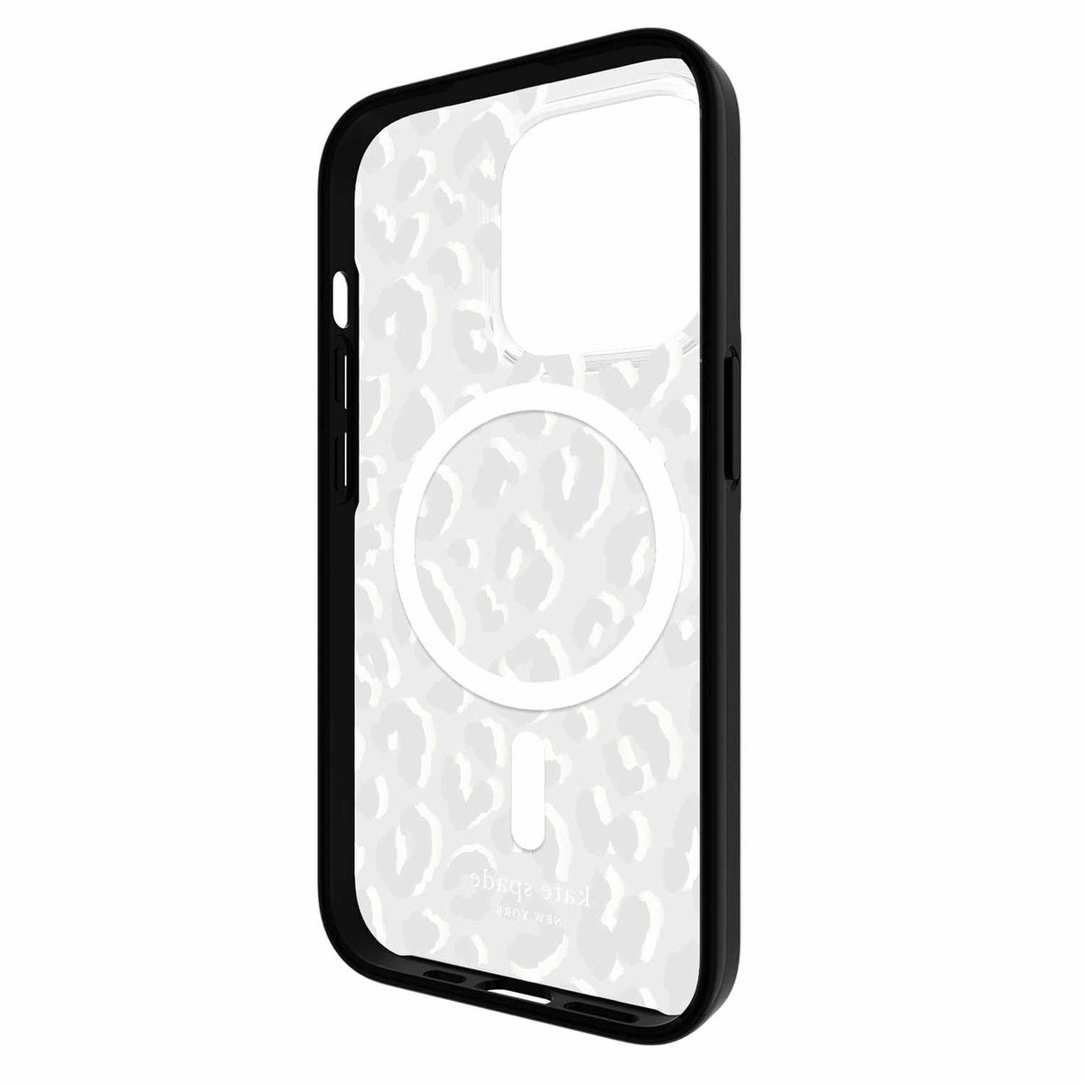 KS052492 — Étui protecteur MagSafe pour iPhone 15 Pro City Leopard — noir