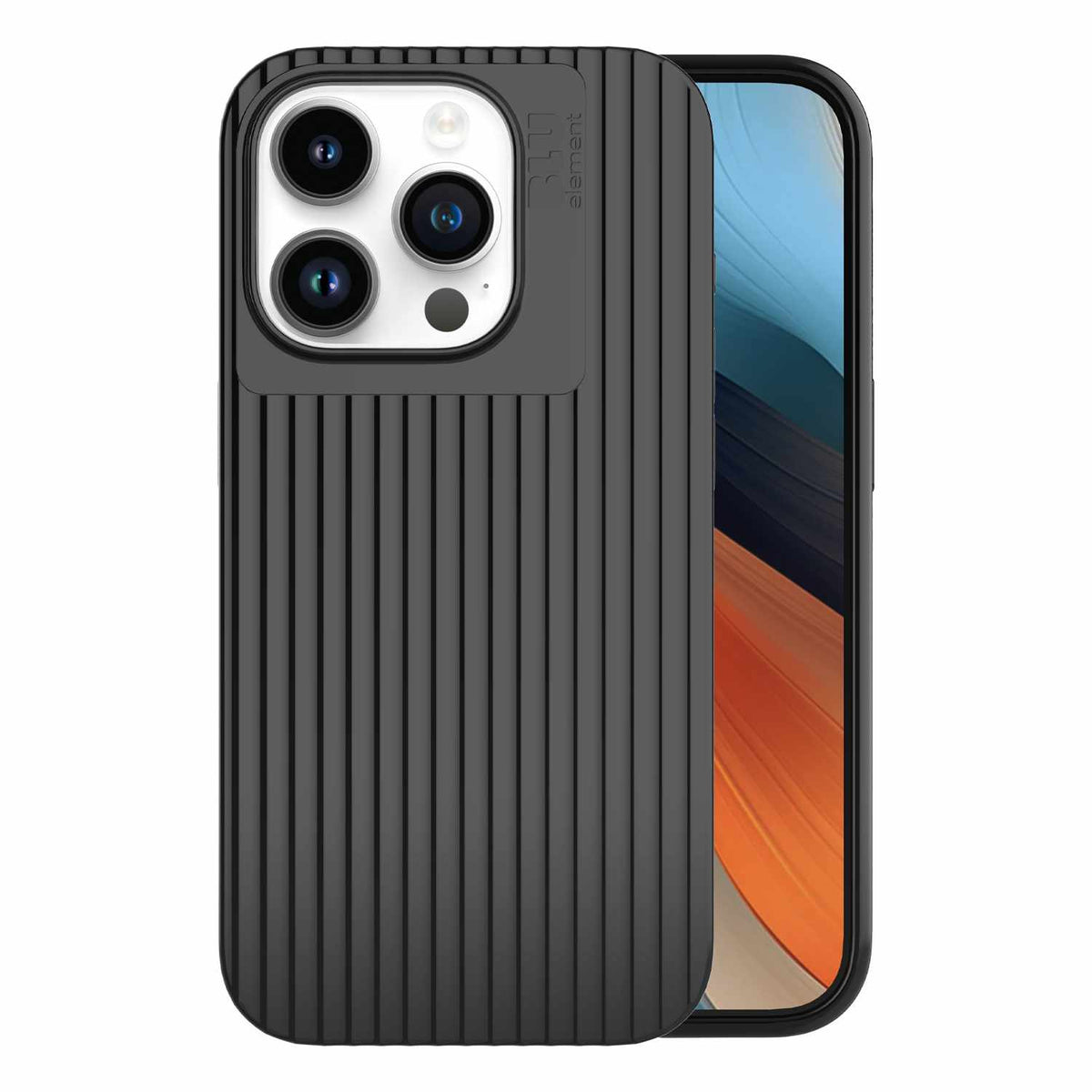 BEGSP5823B15PR Premium Gel Skin — Étui pour iPhone 15 Pro — noir