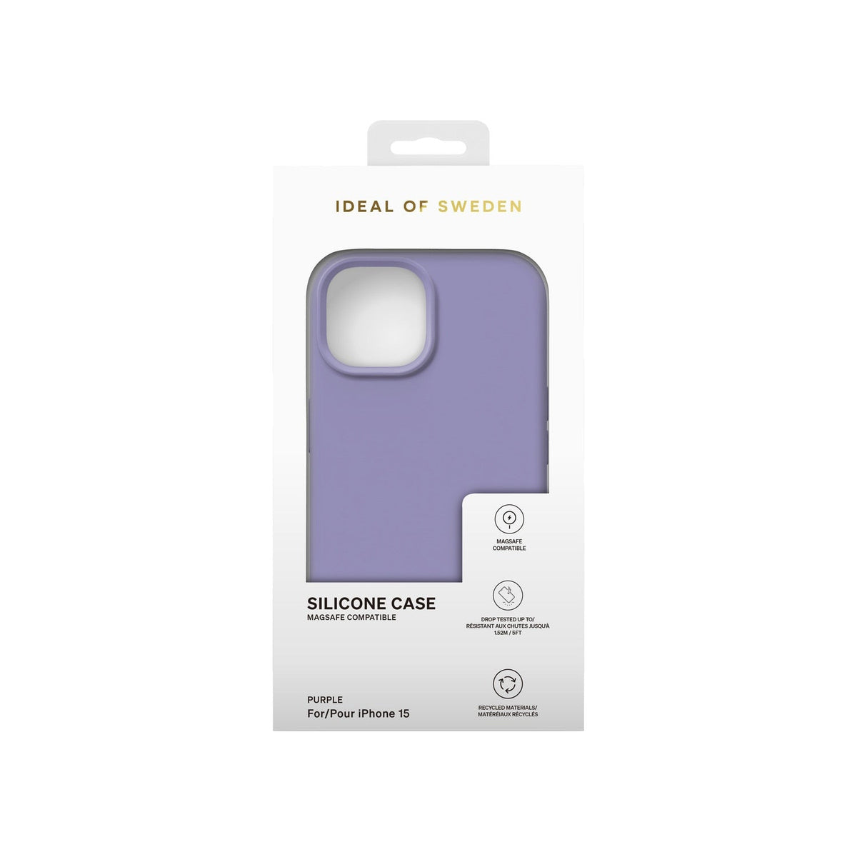 IDSICMSI2361474 — Étui en silicone pour iPhone 15/14/13 — MagSafe violet