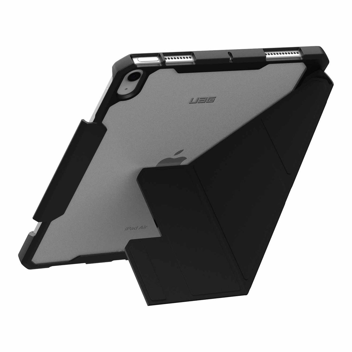 124474114040 Essential Armor — Étui folio pour iPad Air 11 2025 (6e génération)/(2024 (6e génération)/Air 5e génération/Air 4e génération — noir