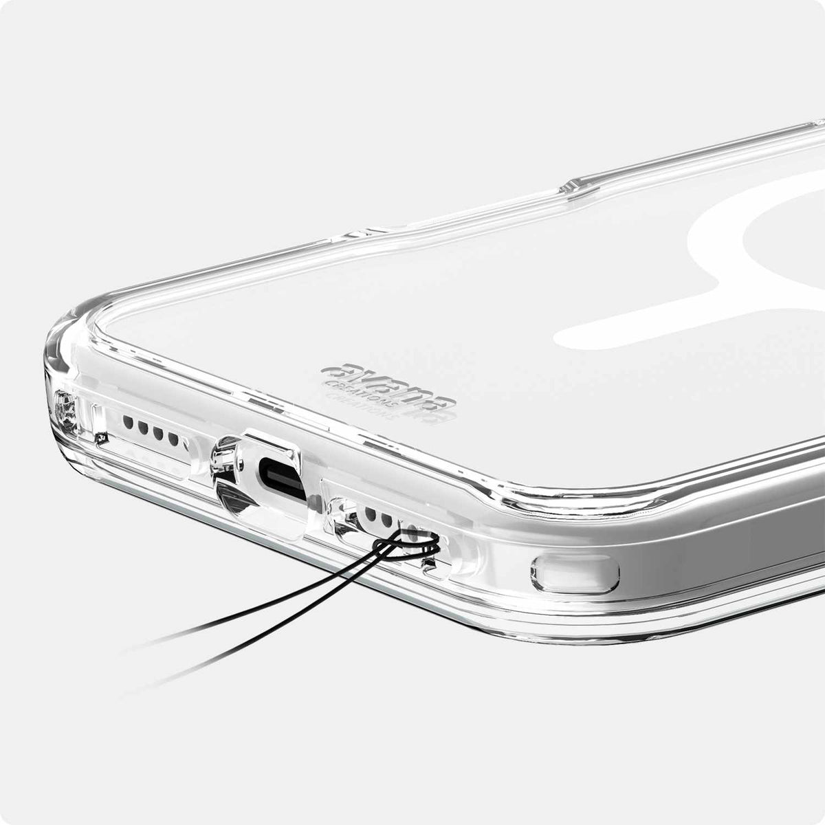 Avana Ice — Étui MagSafe pour iPhone 16 Plus — transparent