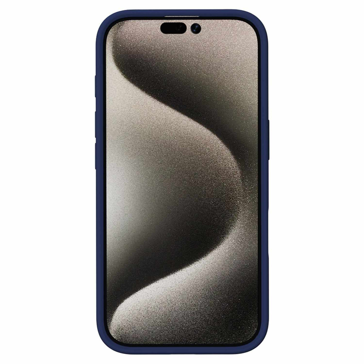 Blu Element — Étui en silicone MagSafe pour iPhone 16 Plus — bleu marine