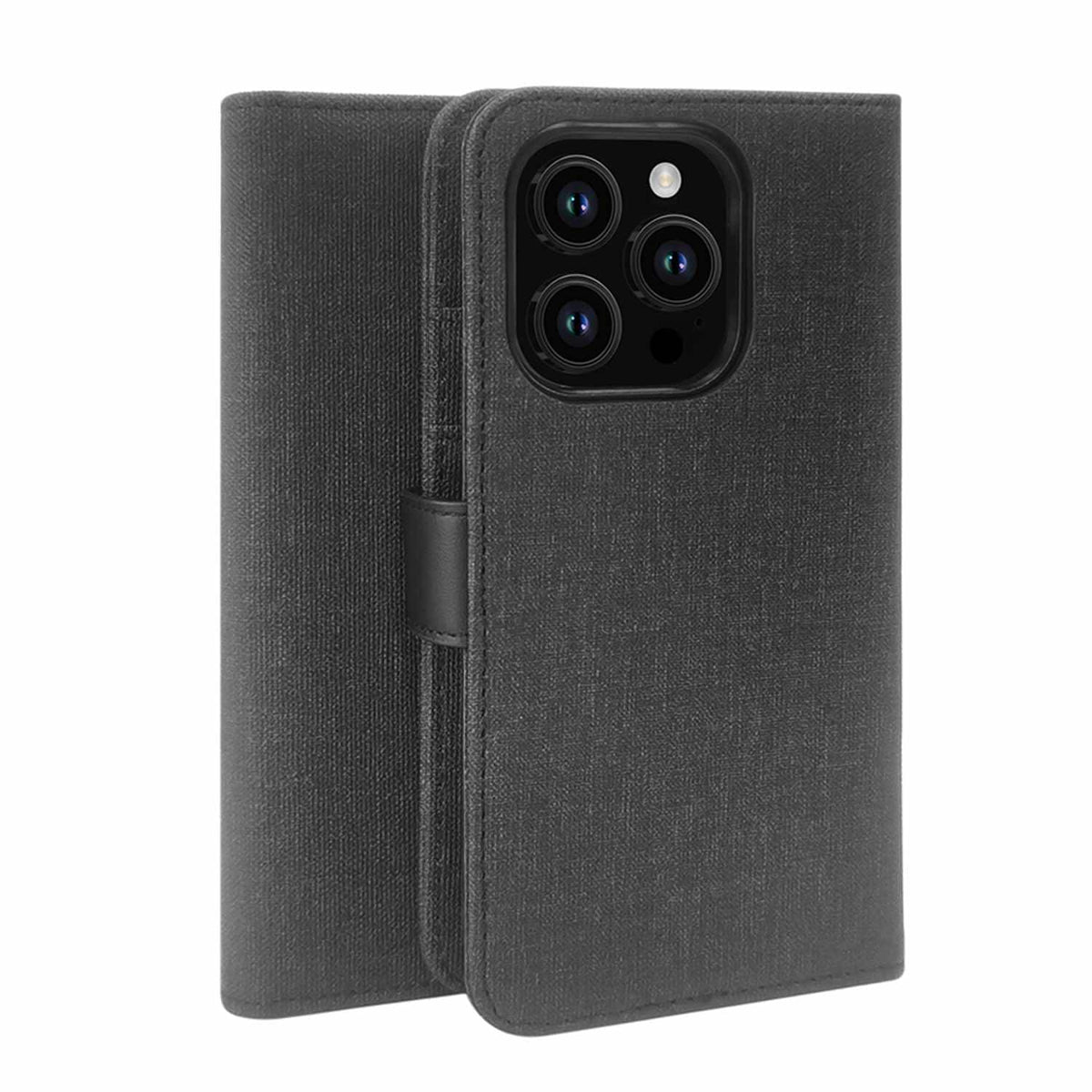 Blu Element — Étui folio 2-en-1 pour iPhone 16 Pro — noir