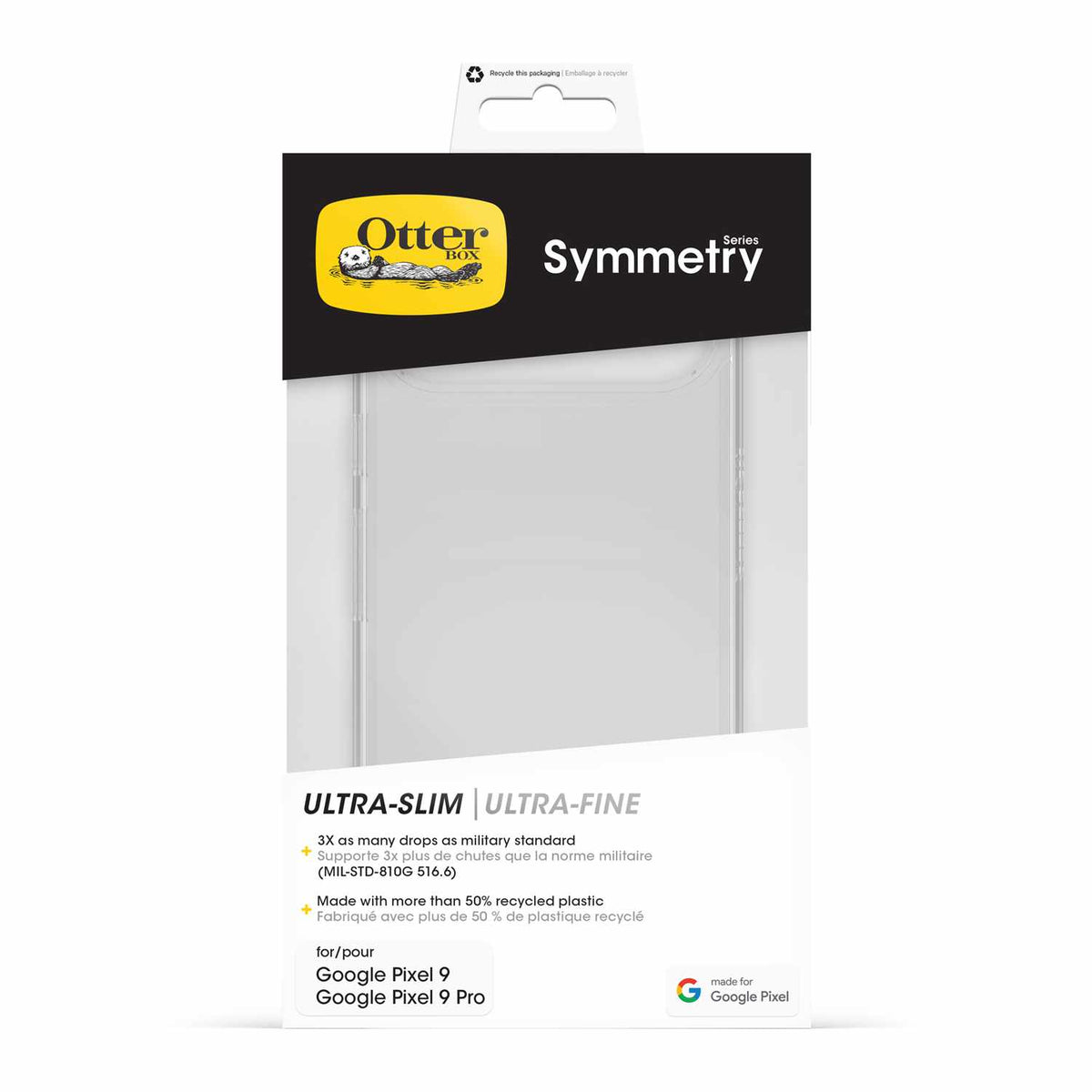 OtterBox Symmetry Clear Case Clear for Google Pixel 9/9 Pro
