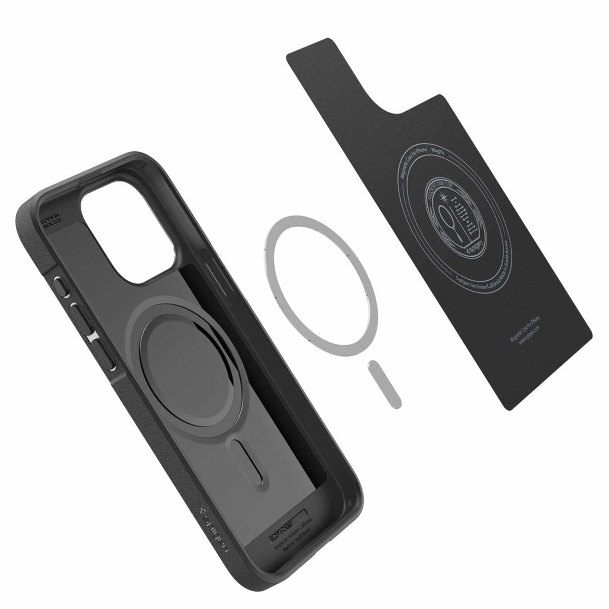 Spigen Core Armor — Étui MagFit pour iPhone 15 Pro — mat noir