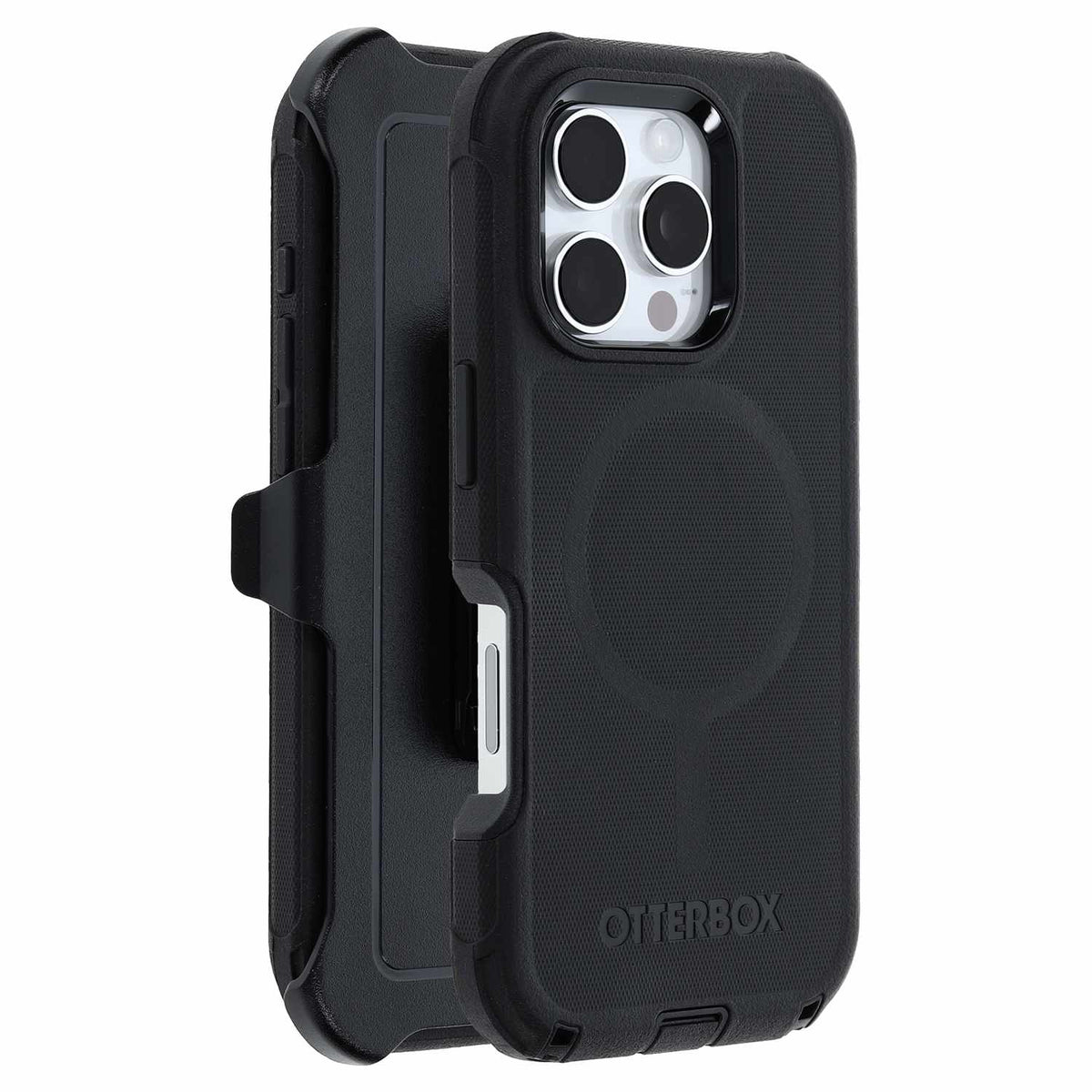 OtterBox Defender Pro MagSafe with Holster Black for iPhone 16 Pro in Bulk Packaging