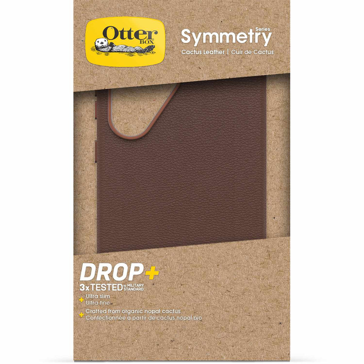 OtterBox Symmetry Cactus — Étui en cuir pour Samsung Galaxy S25 Ultra — Rich Adobe