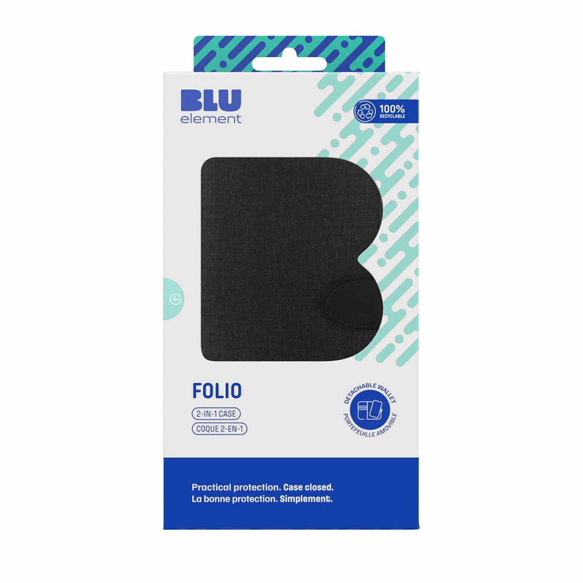 Blu Element Folio 2-in-1 Case Black for Samsung Galaxy A36 5G/Galaxy A56 5G