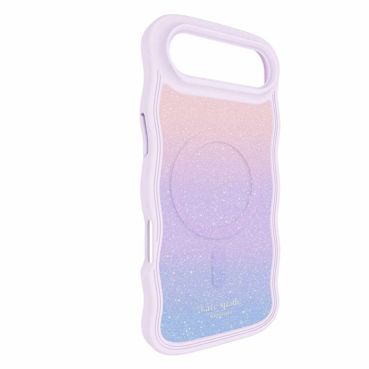 Kate Spade Wavy — Étui MagSafe pour iPhone Air — Opal Glitter