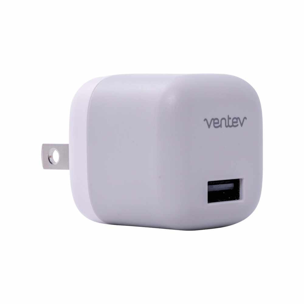 Ventev — Chargeur mural USB-A port 12W — blanc