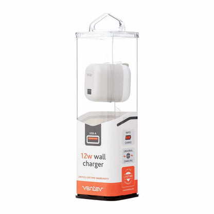 Ventev — Chargeur mural USB-A port 12W — blanc