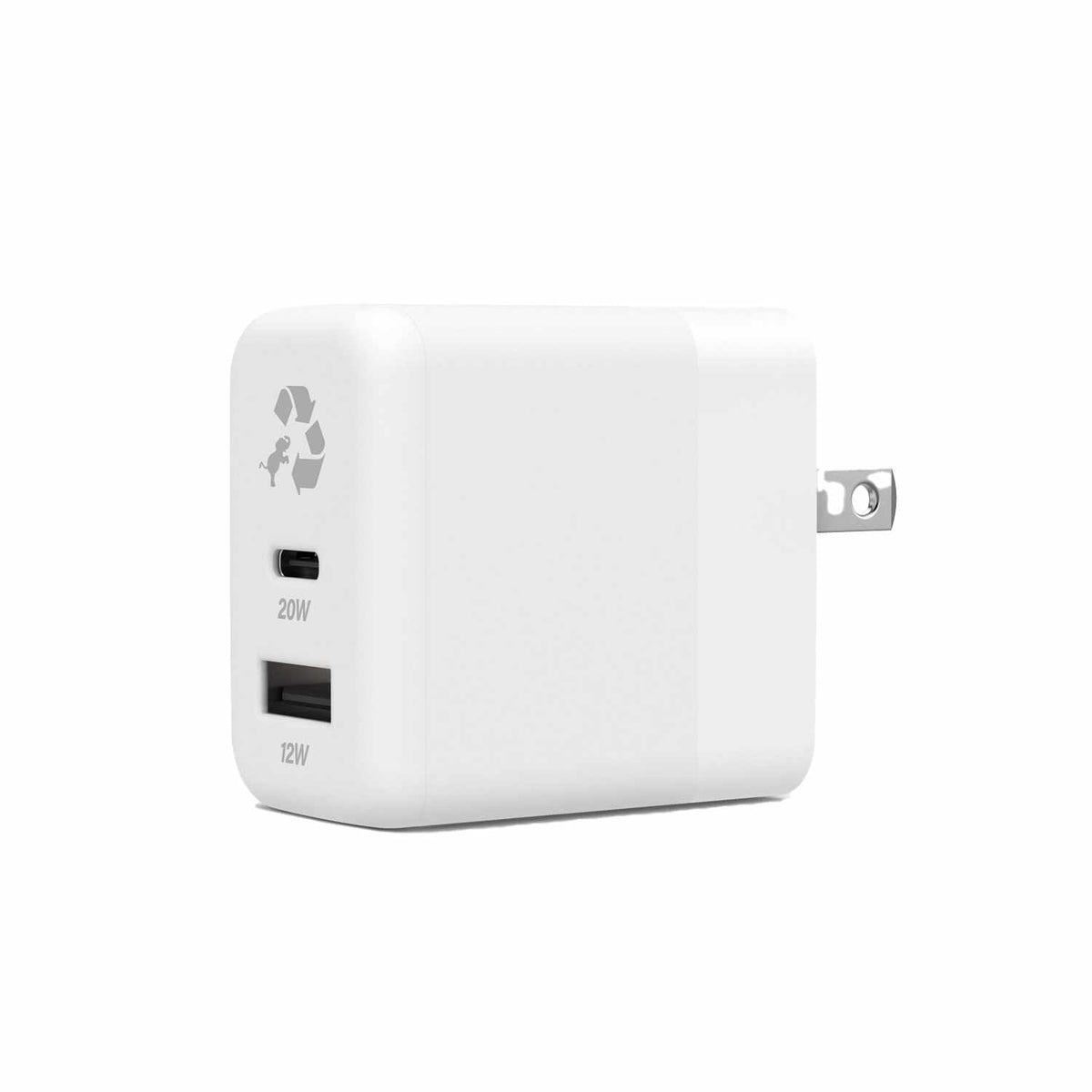 Nimble Wally Duo Wall Charger 32W PD 2-Ports USB-A/USB-C White