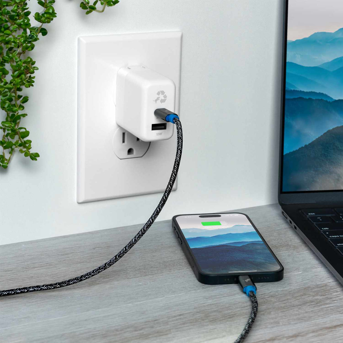 Nimble Wally Duo Wall Charger 32W PD 2-Ports USB-A/USB-C White
