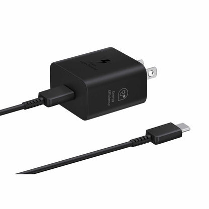 Samsung Travel Adaptateur 25W avec — Câble USB-C vers USB-C noir