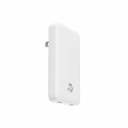 Nimble Wally Ultra Wall Charger 65W PD/PPS/GAN 2-Ports USB-C White