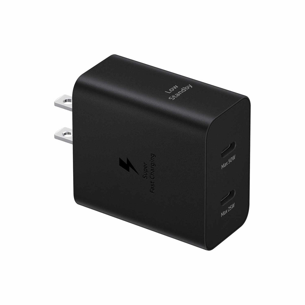 Samsung — Chargeur mural 50W Duo USB-C — noir