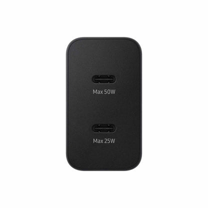 Samsung — Chargeur mural 50W Duo USB-C — noir