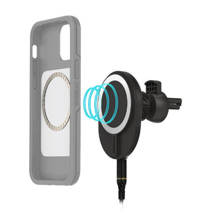 Wireless Car Charger Vent Mount Black