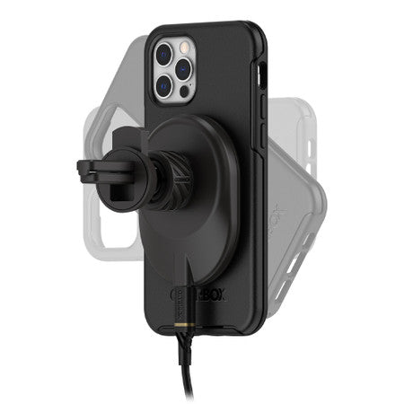 Wireless Car Charger Vent Mount Black