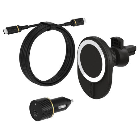 Wireless Car Charger Vent Mount Black