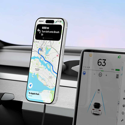 Belkin BoostCharge Qi2 Magnetic Wireless Charging EV Mount Black