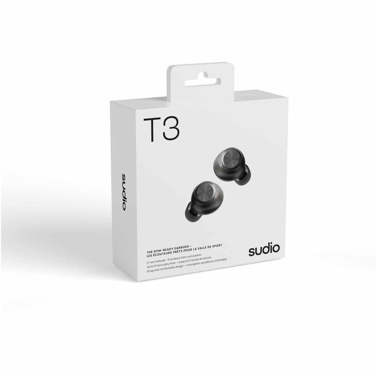 Sudio T3 Wireless Earbuds Black