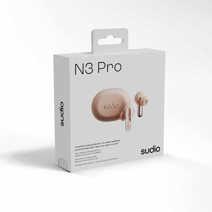 Sudio N3 Pro ANC Wireless Earbuds Pink