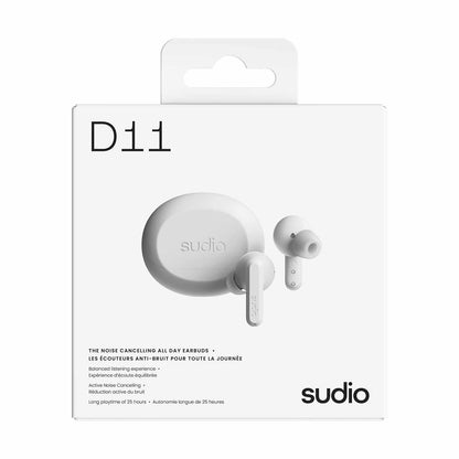 Sudio D11 Écouteurs intra-auriculaires — blanc