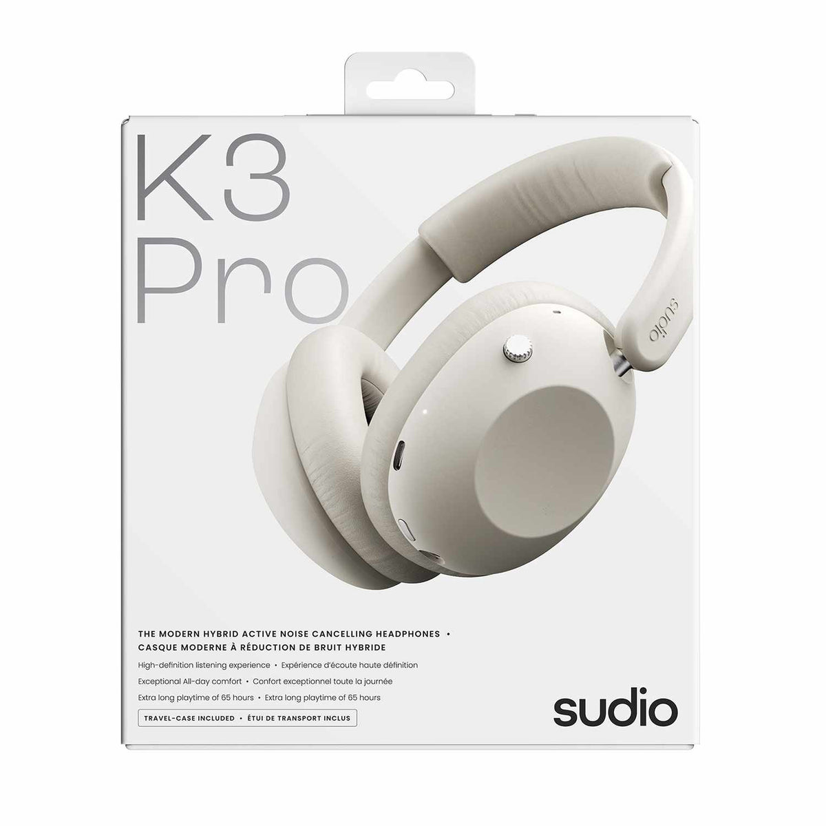 Sudio K3 Pro Over-Ear ANC — Casque — blanc