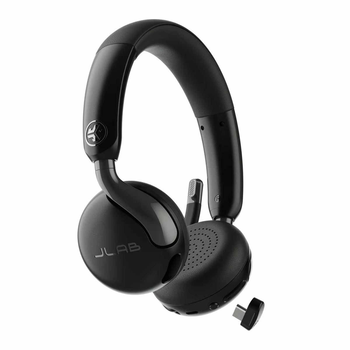 JLab Go Work Gen3 sans fil ou filaire Over the Ear — Casque — noir
