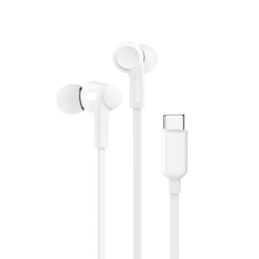 Belkin Écouteurs filaires avec USB-C connecteur — blanc