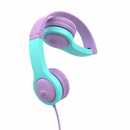 JLab JBuddies — Casque pliable filaire Gen2 rose/sarcelle