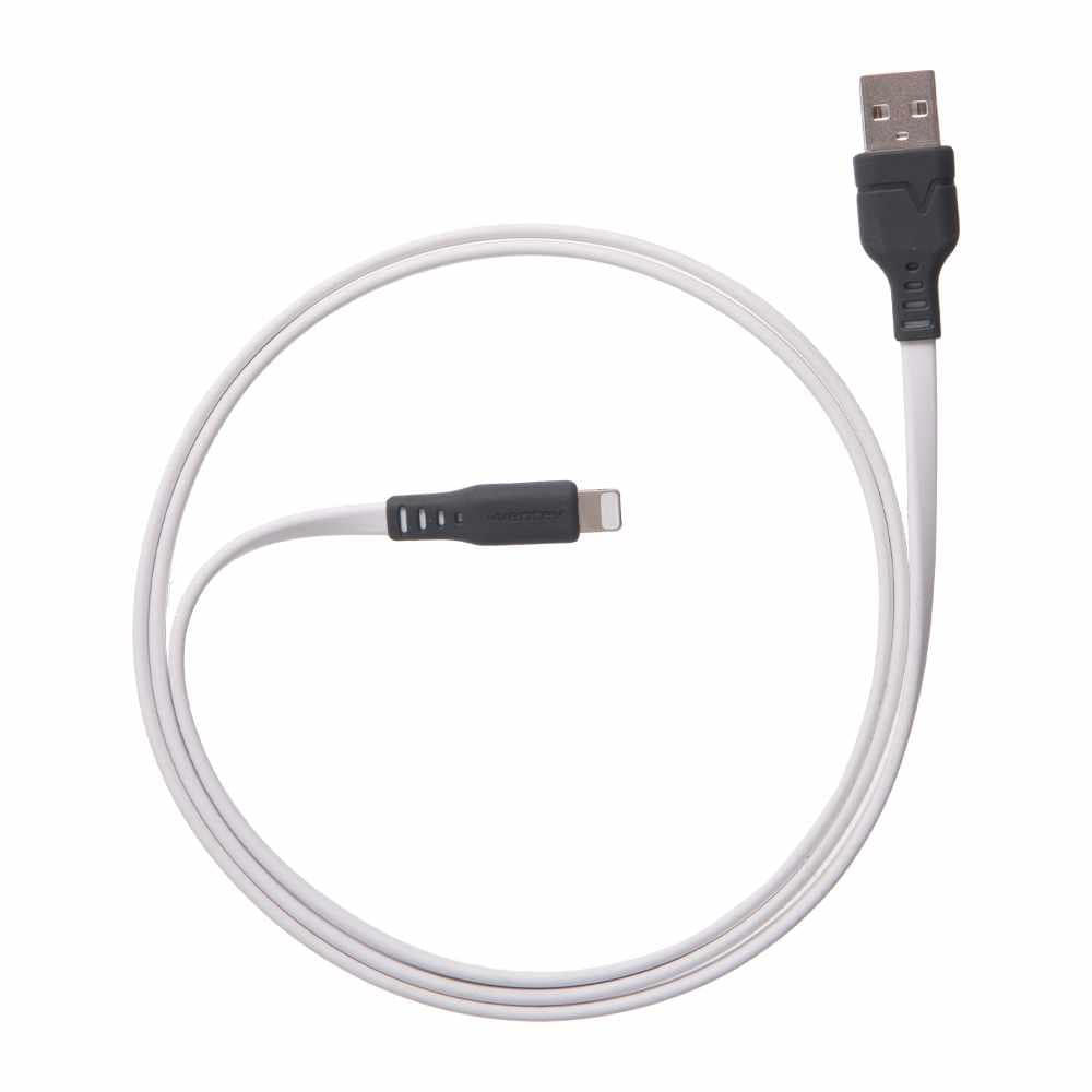 FC3WHT256523 — Câble de recharge et de synchronisation Flat Lightning 3.3 pi blanc