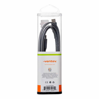 FC3GRY255966 ChargeSync Flat USB-C to USB-C Cable 3.3ft Gray
