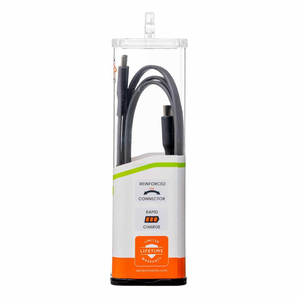 FC3GRY255966 ChargeSync Flat USB-C to USB-C Cable 3.3ft Gray